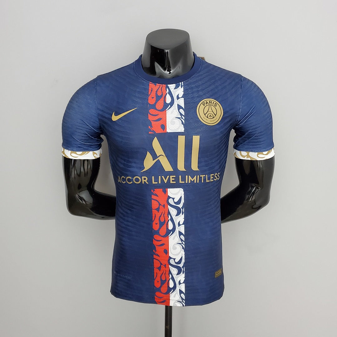 Maillot Version Joueur Entraînement 22/23 PSG Suit Sapphire Bleu
