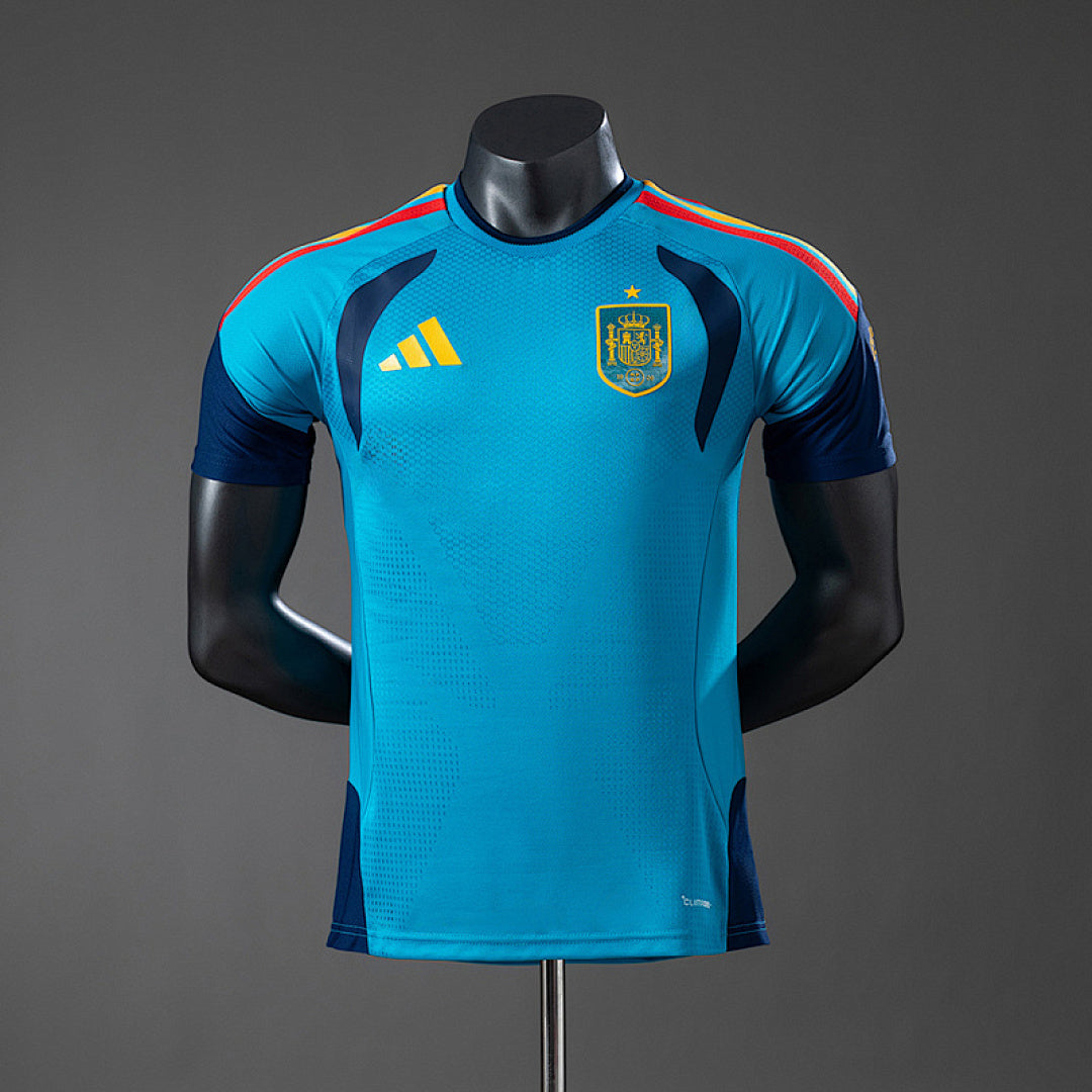 Maillot Version Joueur Entraînement Espagne 2026 Bleu