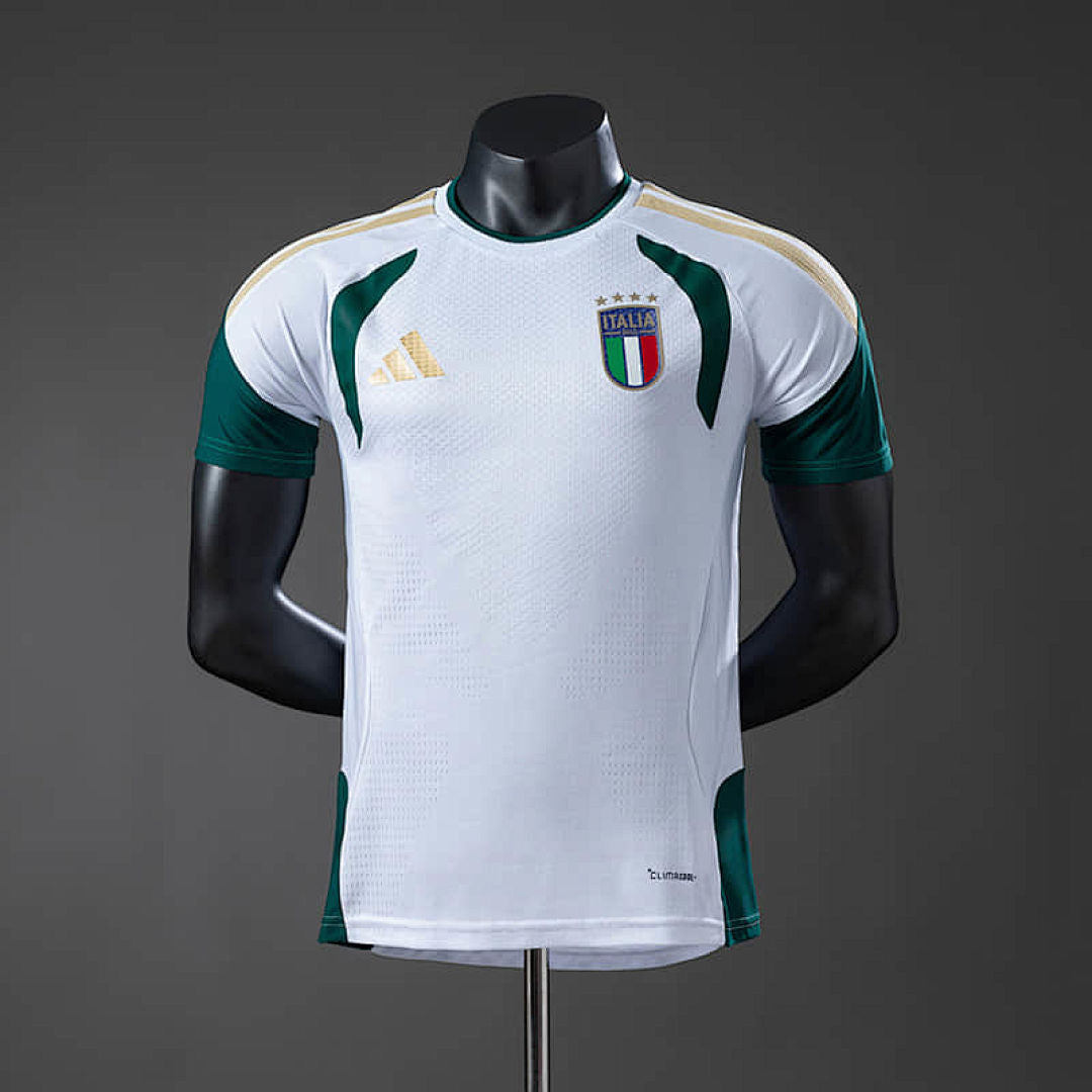 Maillot Version Joueur Entraînement Italie 2026 Blanc