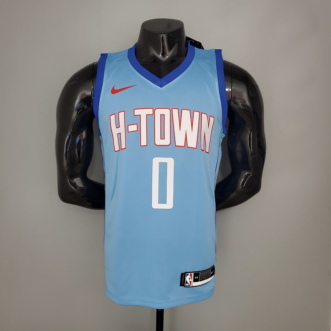 Maillot WESTBROOK#0 2021 Rockets City Édition Bleu NBA
