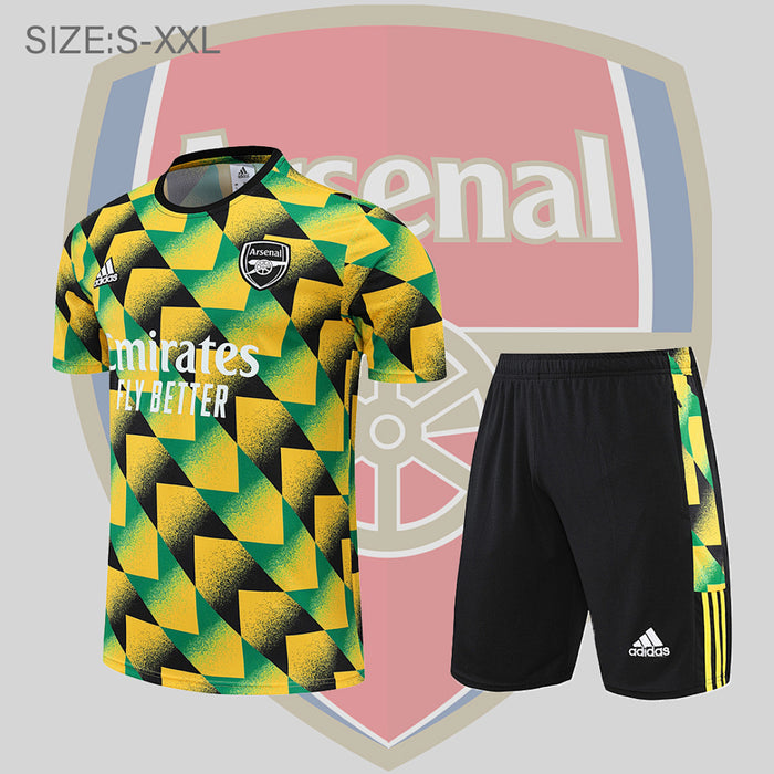 Short Entraînement 22/23 Arsenal Suit Sleeve Kit Jaune Camo