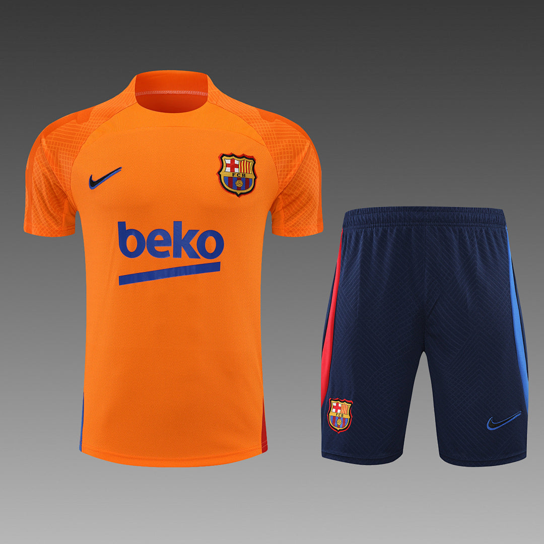 Short Entraînement 22/23 Barcelona suit sleeve kit Orange