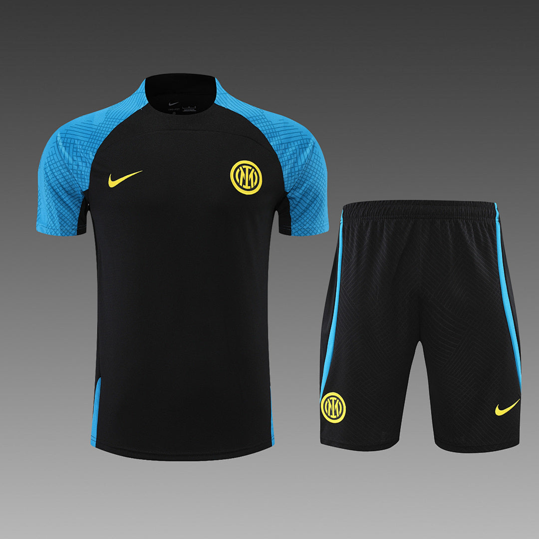 Short Entraînement 22/23 Inter Milan suit sleeve kit Noir Bleu