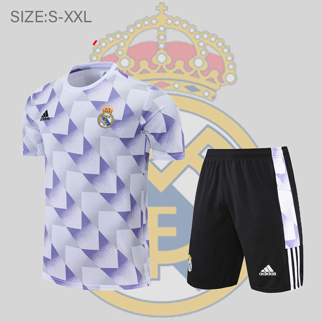 Short Entraînement 22/23 Olympique de Marseille Suit Sleeve Kit Blanc Gris