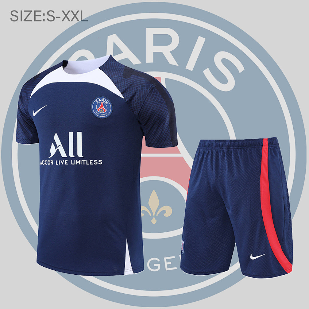 Short Entraînement 22/23 Paris Saint Germain Sleeve Kit Bleu