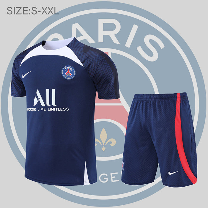 Short Entraînement 22/23 Paris Saint Germain Sleeve Kit Bleu