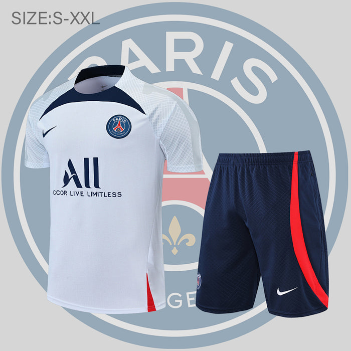 Short Entraînement 22/23 Paris Saint Germain Suit Sleeve Kit Blanc