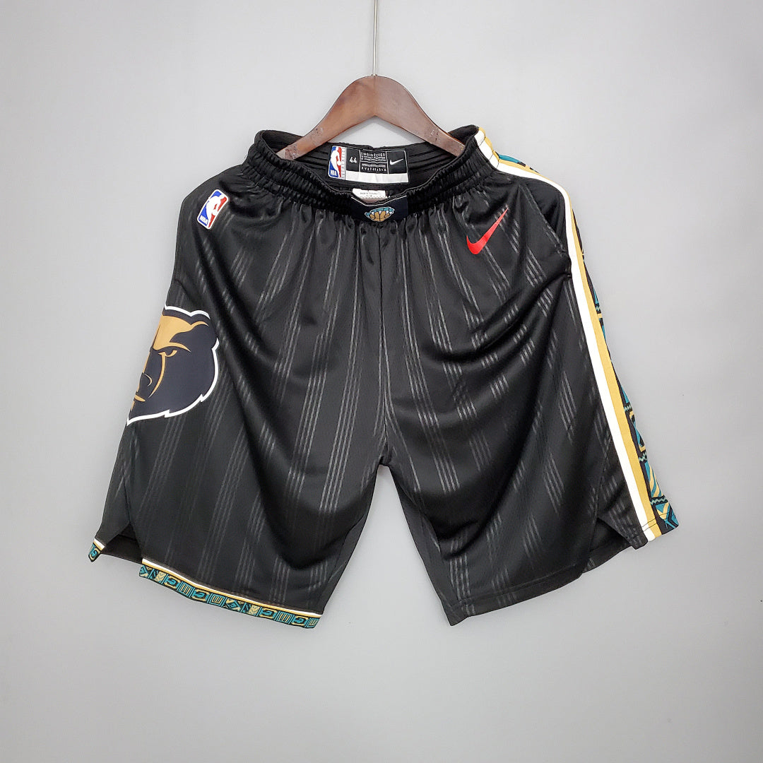 Short Grizzlies NBA City Édition Noir