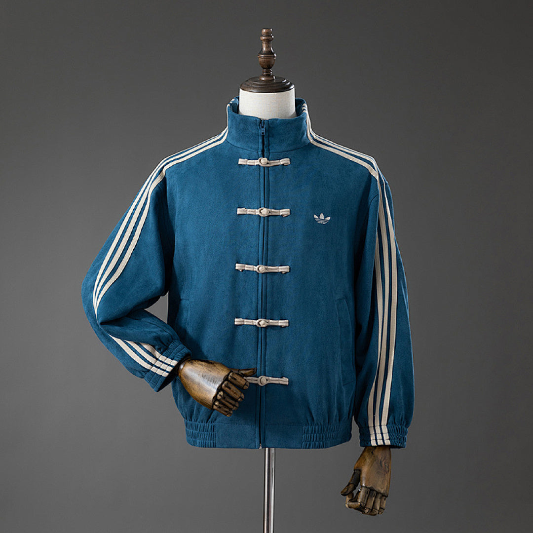 Veste (Chinese Nouveau Year) Tang style Cowboy Bleu