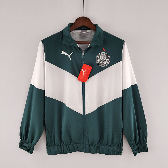Coupe vent 2022 Palmeiras Blanc Vert