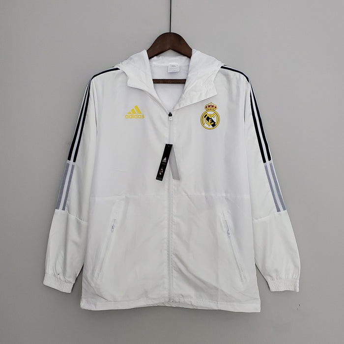 Coupe vent 2022 Real Madrid Blanc