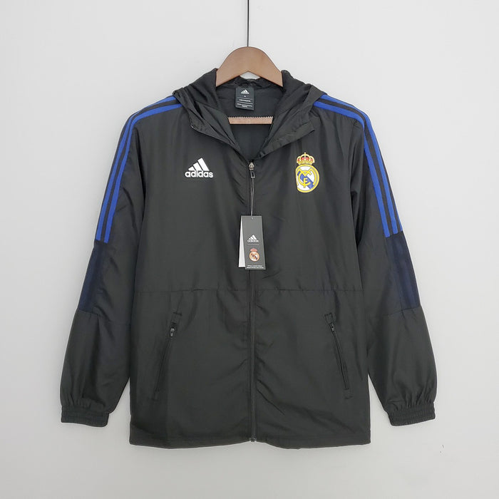 Coupe vent 2022 Real Madrid Noir