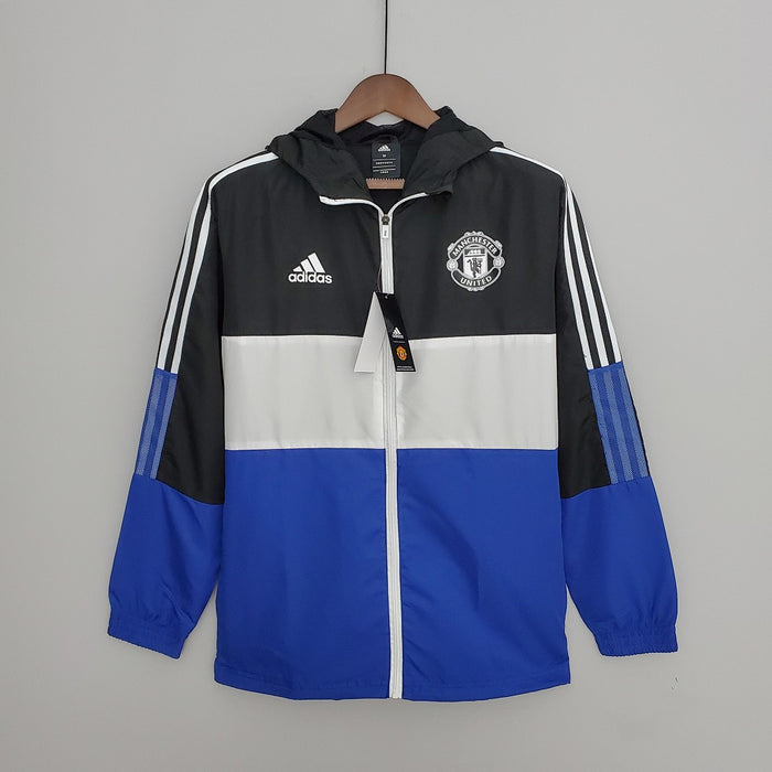 Coupe vent 2022 Real Madrid Noir Noir Bleu
