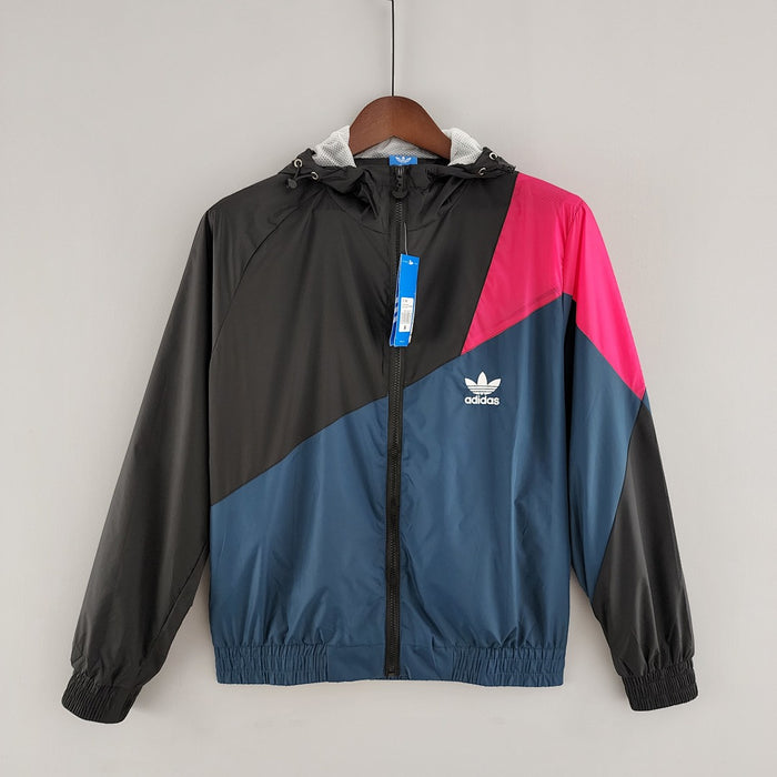 Coupe vent Adidas Noir Bleu Rouge