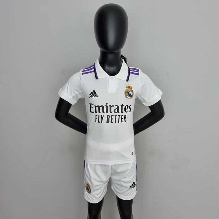 Ensemble Domicile 22/23 Enfant Real Madrid size：