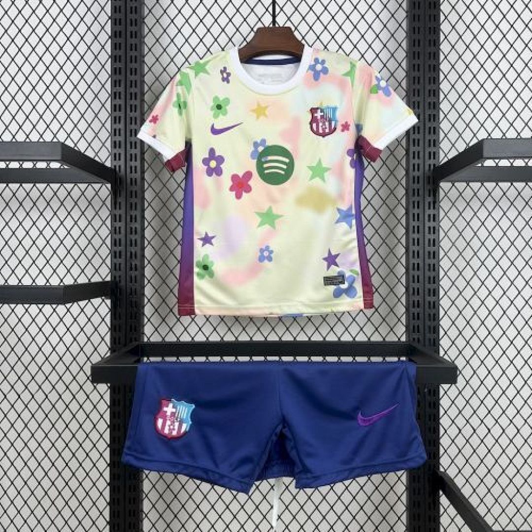 Ensemble Édition Spéciale Barcelona 2025/26 Flower Édition Enfant