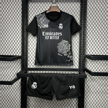 Ensemble Édition Spéciale Real Madri2024/25 Y3 Rose Édition Noir Enfant