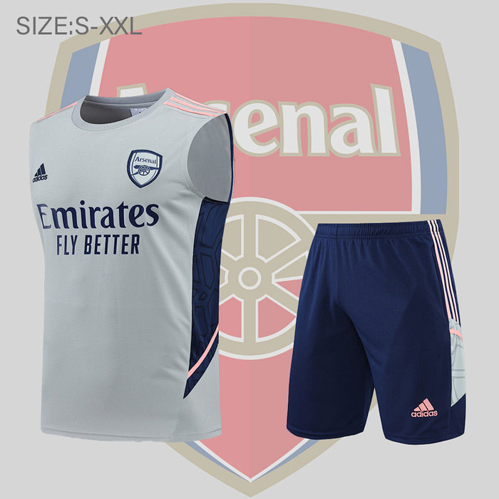 Ensemble Entraînement 22/23 Arsenal vest suit Gris