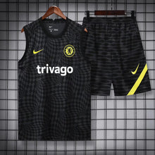 Ensemble Entraînement 22/23 Chelsea vest kit Noir stripe