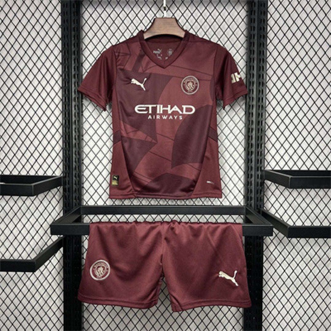 Ensemble Extérieur Third Manchester City 2024/25 Enfant