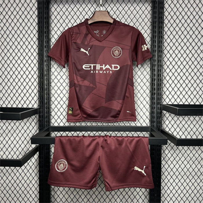 Ensemble Extérieur Third Manchester City 2024/25 Enfant