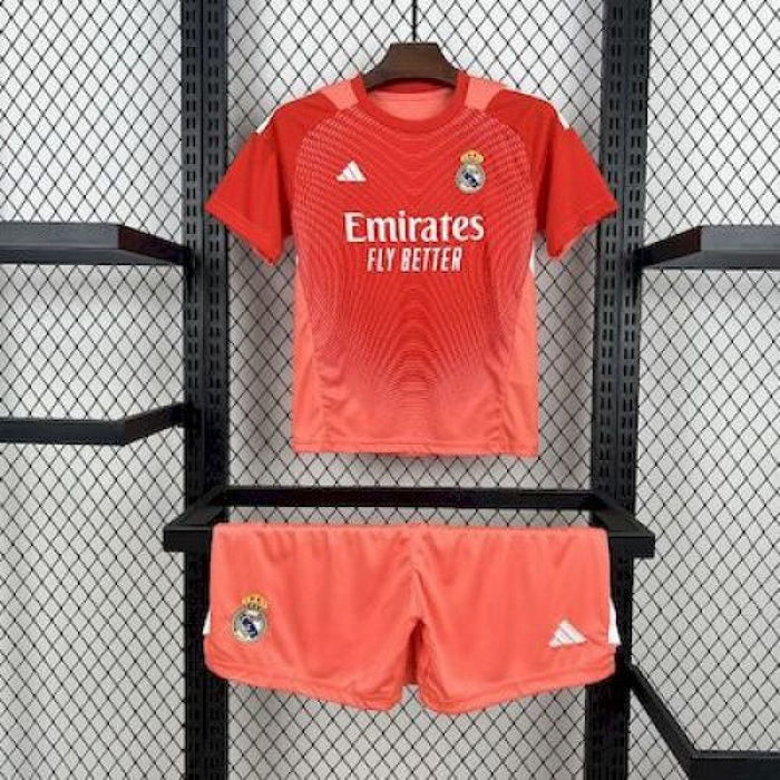 Ensemble Gardien Real Madrid 2025/26 Orange Color Enfant