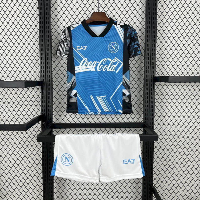 Ensemble Napoli 2024/25 Coca Cola Joint Édition Enfant