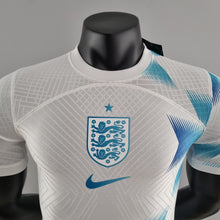 Ensemble Version Joueur Avant match 2022 Angleterre Blanc Bleu