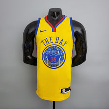 Maillot 2018 Durant#35 Chinese Dragon Robe Jaune NBA