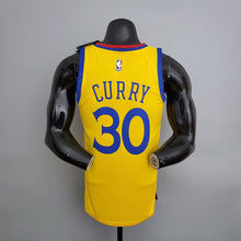 Maillot 2018 Warriors#30 Chinese Dragon Robe Jaune NBA