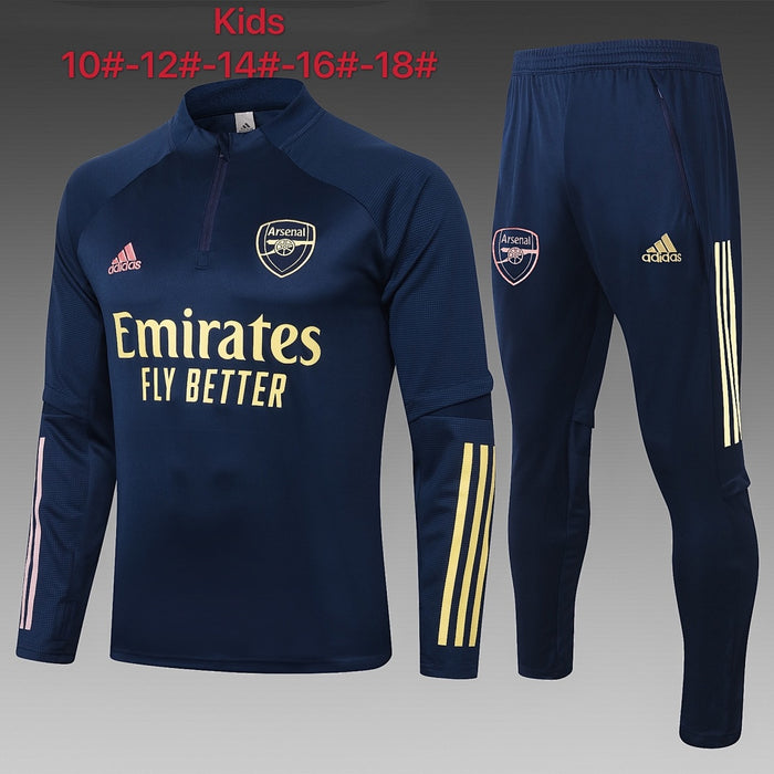 Maillot 2021 half pull Arsenal royal Bleu children's wear