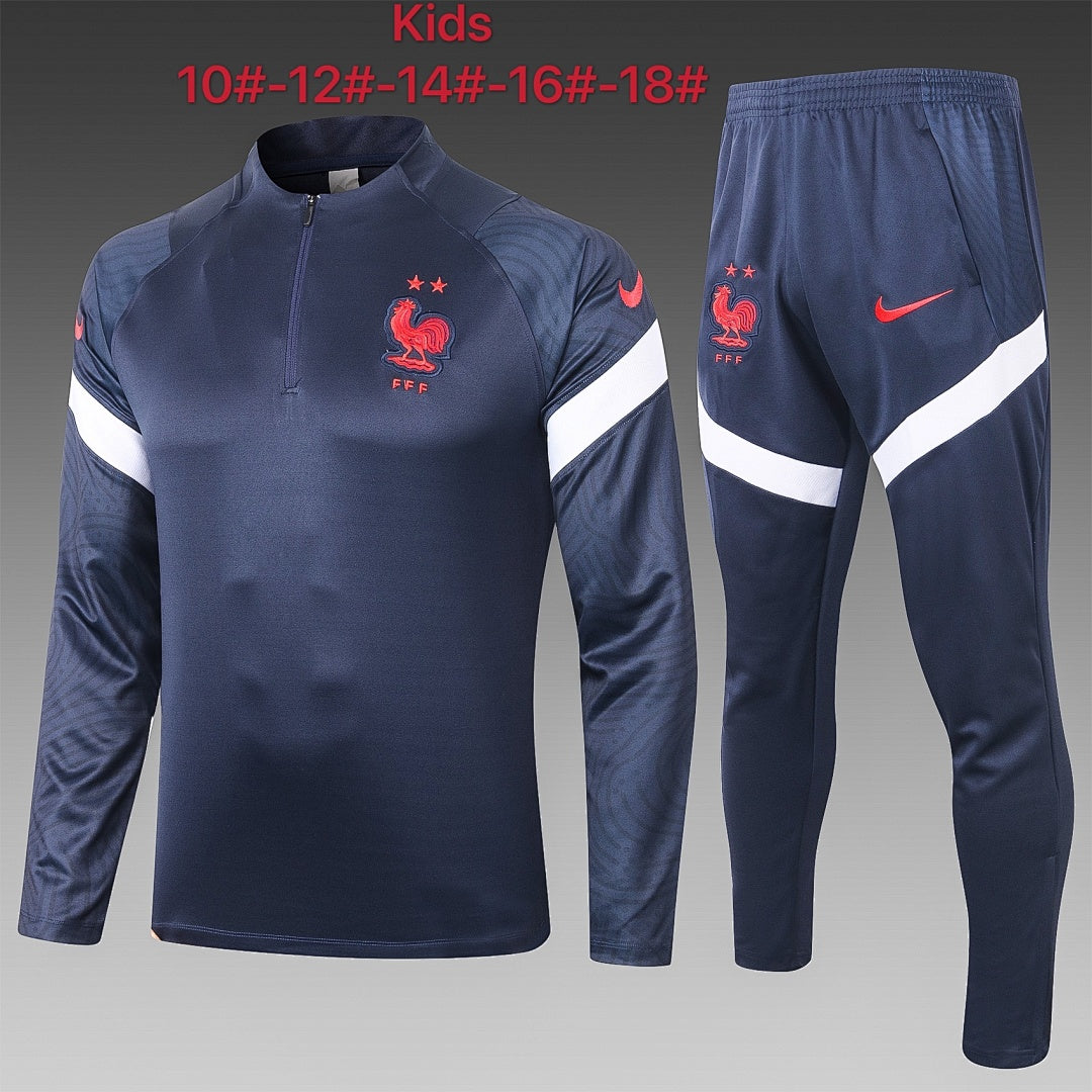 Maillot 2021 half pull French royal Bleu children's wear