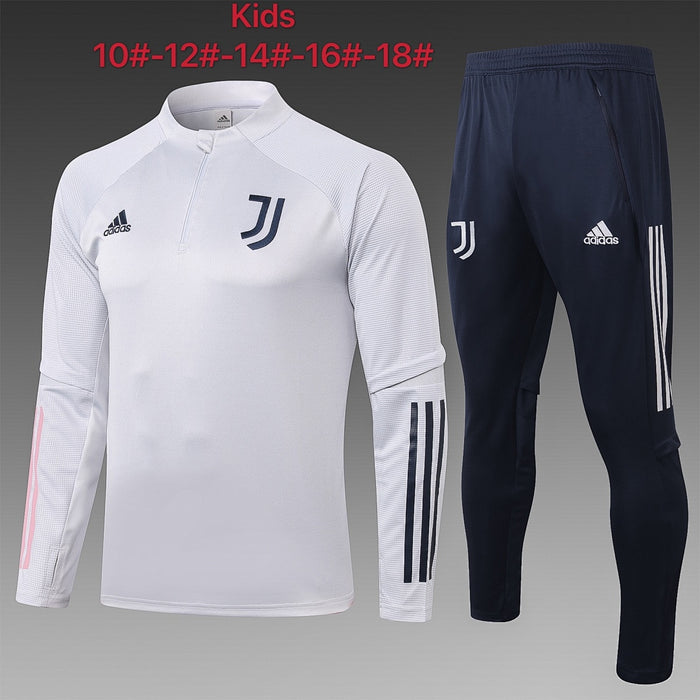 Maillot 2021 half pull Juve light Gris children's wear