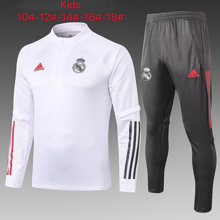 Maillot 2021 half pull Real Madrid Blanc children's wear