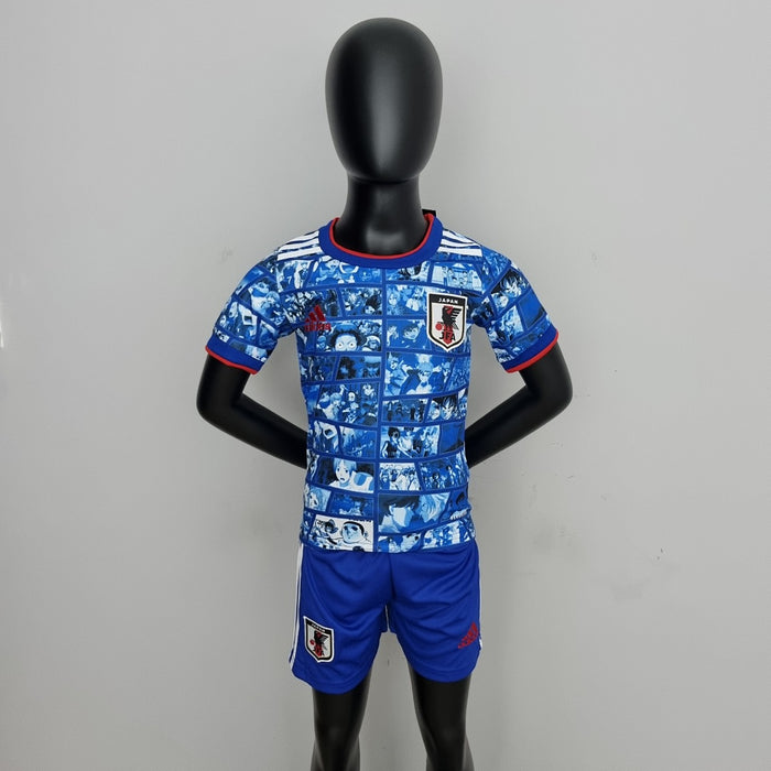 Maillot 2021 Japon Enfant Commemorative Édition Bleu