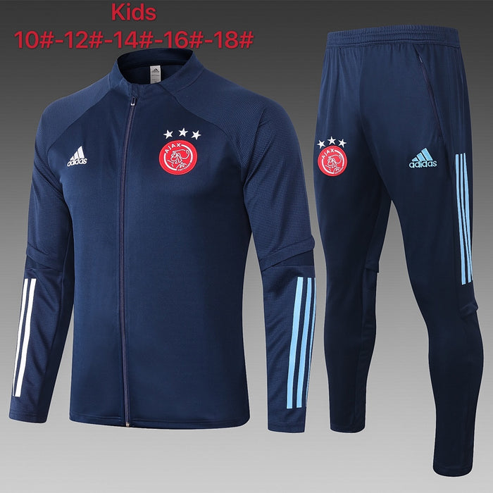 Maillot 2021 long pull Ajax Bébé Bleu