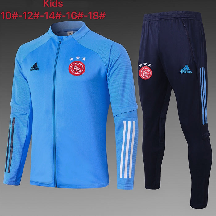 Maillot 2021 long pull Ajax light Bleu children's wear
