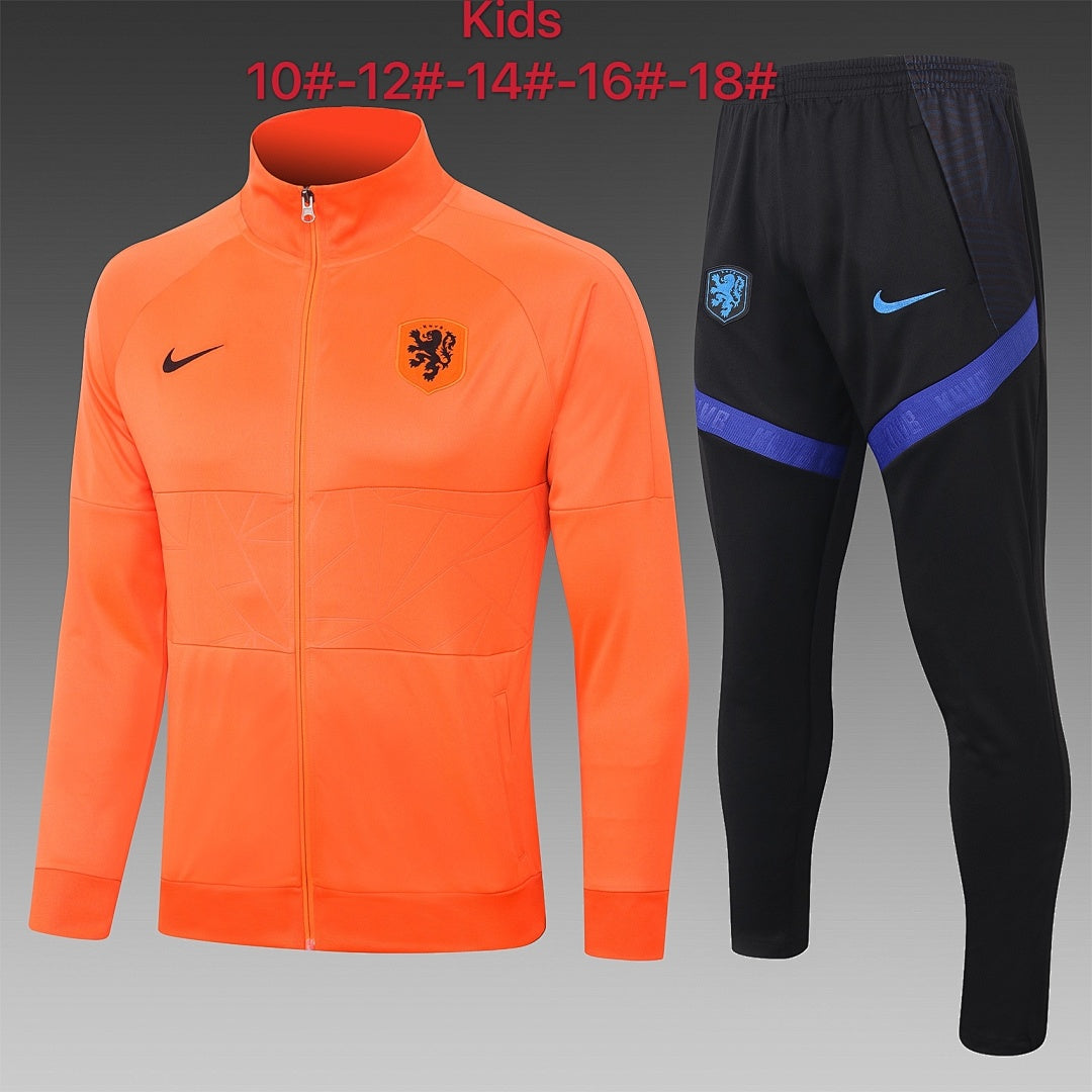 Maillot 2021 long pull Dutch Orange Enfant