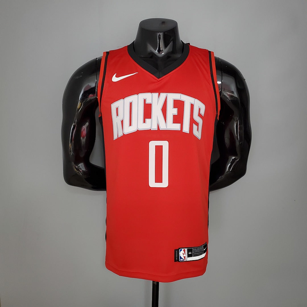 Maillot 2021 WESTBROOK#0 Rockets Rouge NBA