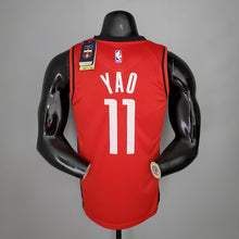 Maillot 2021 YAO#11 Rockets Rouge NBA