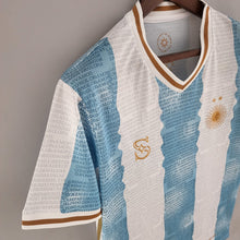 Maillot 2022 Argentine Commemorative Édition Blanc Bleu