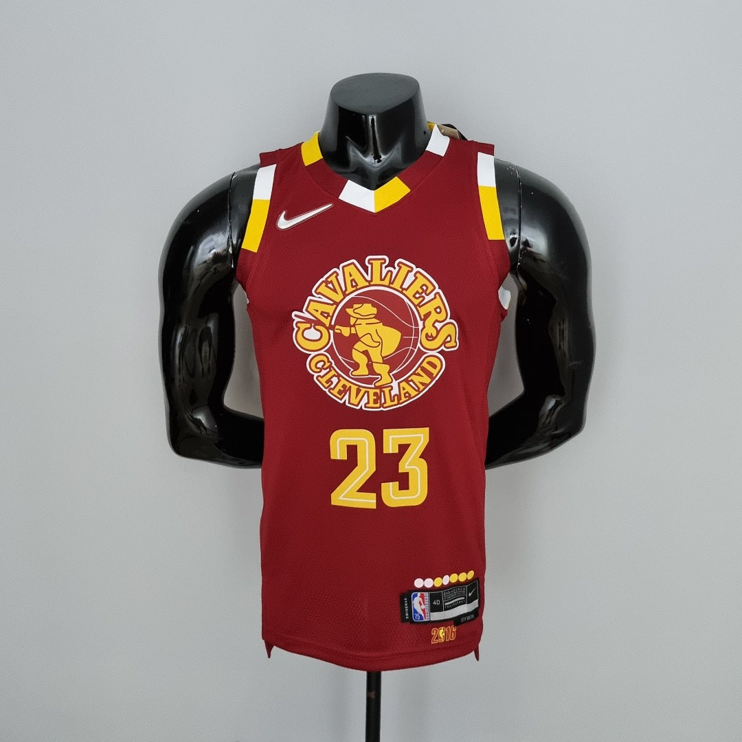 Maillot 2022 Cleveland Cavaliers JAMES#23 Urban Édition Rouge NBA