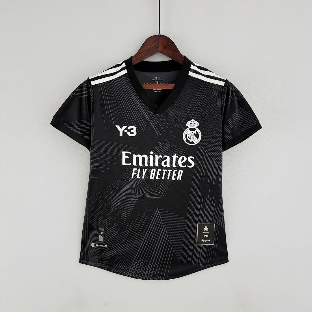 Maillot 2022 Femme Real Madrid Y3 Édition Noir