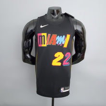 Maillot 2022 Saison Heat Team Butler #22 City Édition Noir NBA