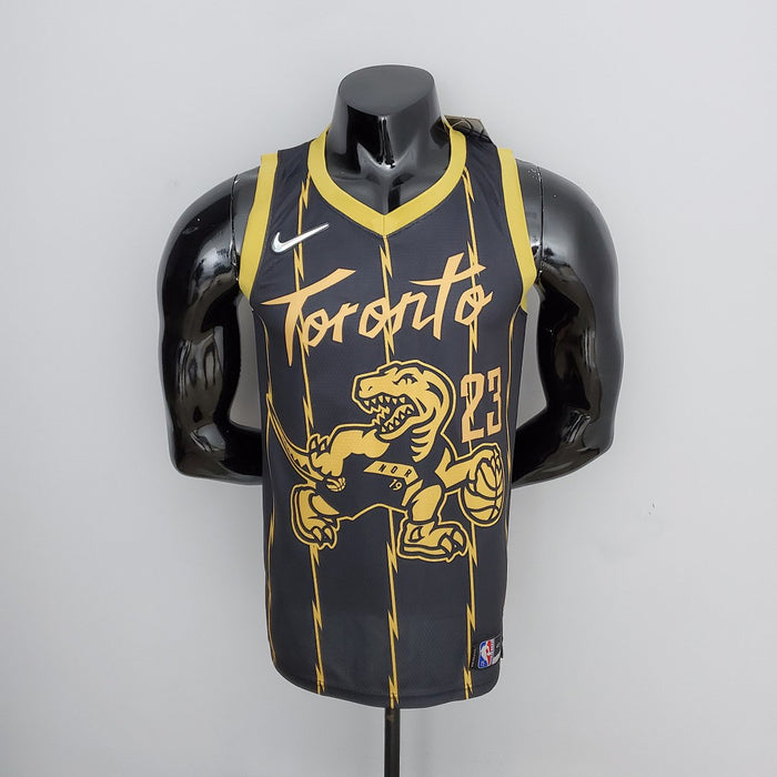 Maillot 2022 Toronto Raptors VANVLEET#23 City Édition Noir NBA