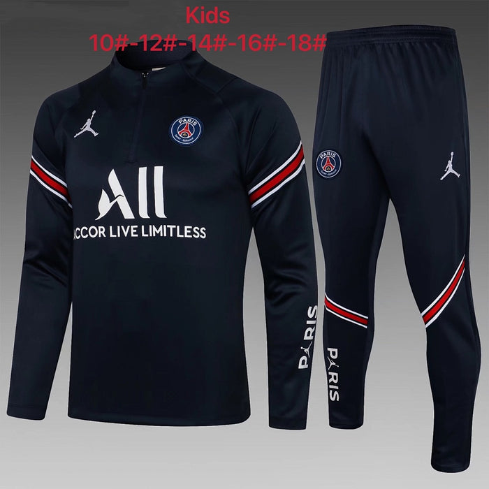Maillot 2122 half pull Jordan Paris royal Bleu children's wear