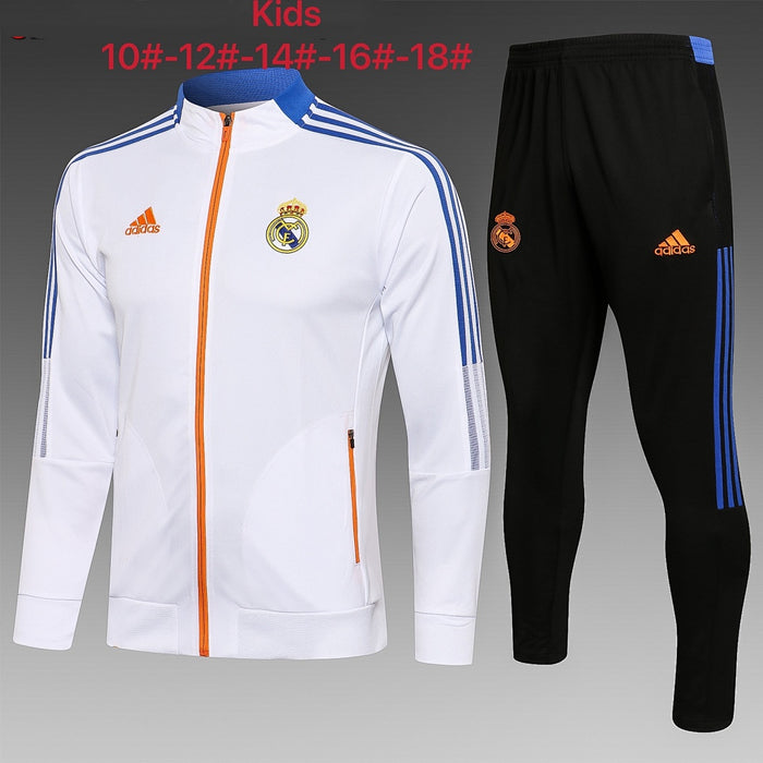 Maillot 2122 long pull Real Madrid Blanc children's wear