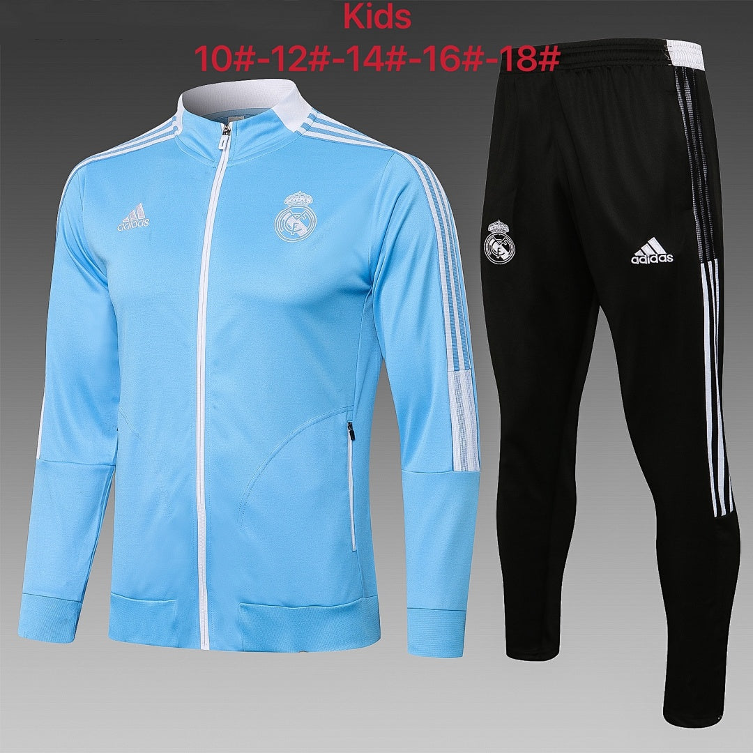 Maillot 2122 long pull Real Madrid Bleu children's wear