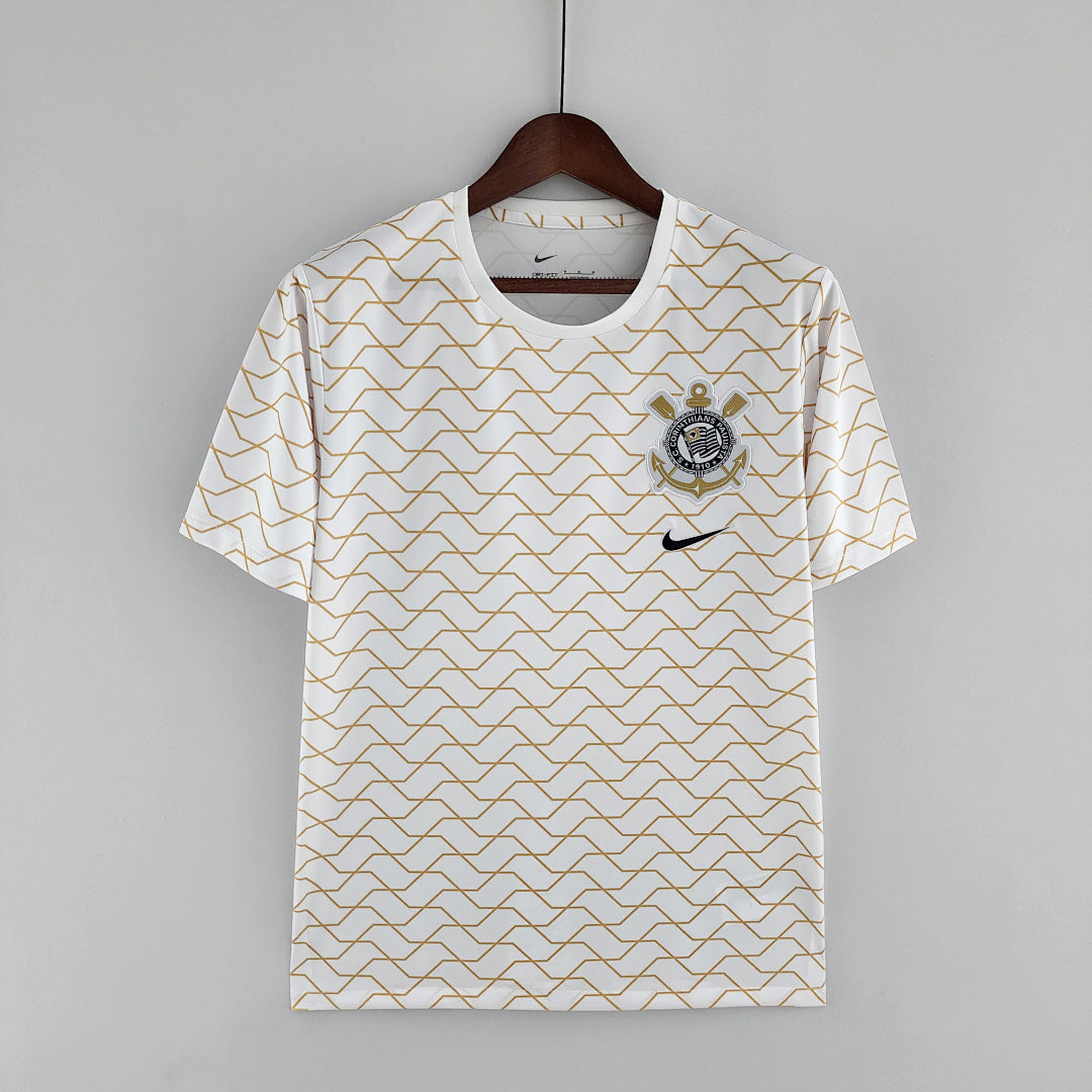Maillot 22/23 Corinthians Pre Game Blanc