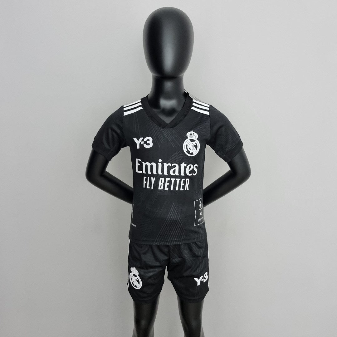 Maillot 22/23 Real Madrid Y3 Enfant Noir